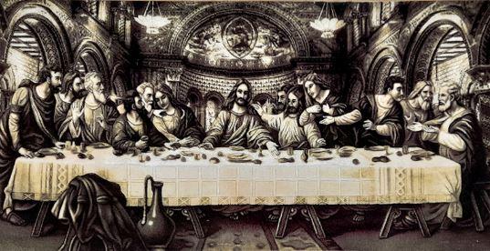 The Last Supper pictorial rug 4
