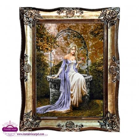lady of nature tableau rug